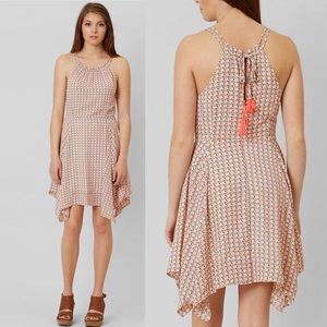 MISS ME printed halted sun dress large